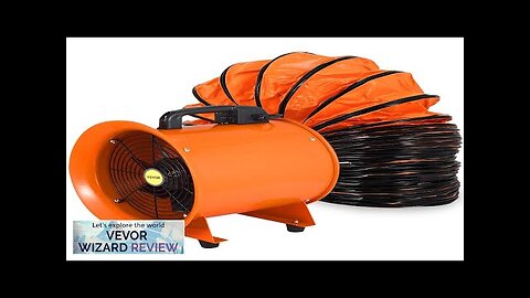 VEVOR Utility Blower Fan 12 Inches High Velocity Ventilator Portable Ventilation Fan Review