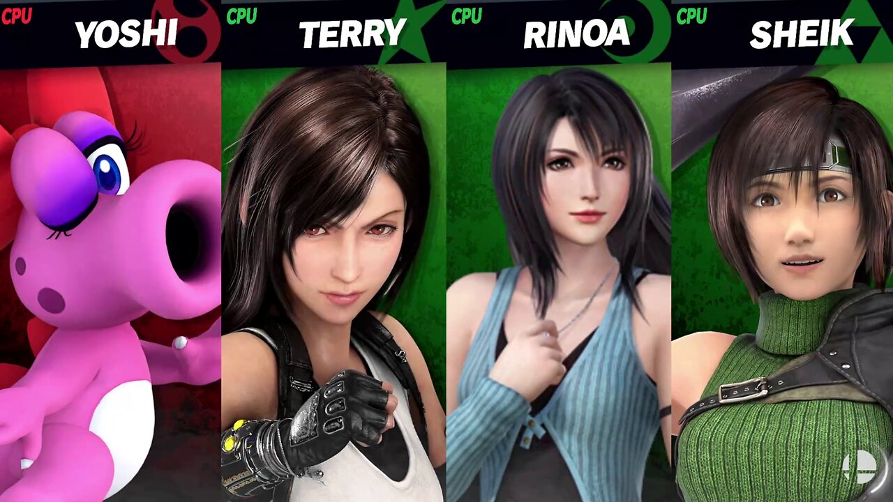 Birdo vs Tifa & Rinoa & Yuffie [MAKI Member Request Quickie]