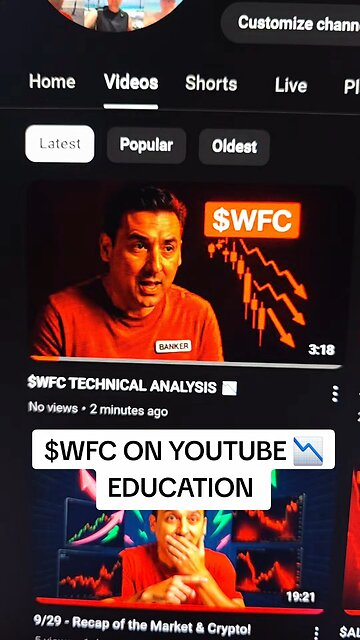 $WFC ON YOUTUBE 📉