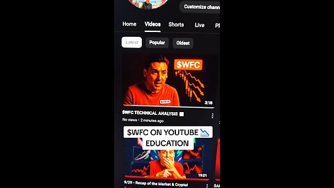 $WFC ON YOUTUBE 📉