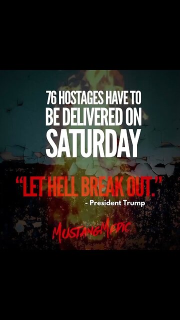 Hamas has been warned, and President Trump keeps his word.