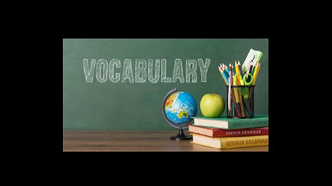 Vocabulary 📚 Pt.3