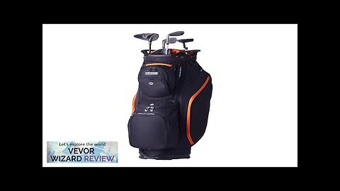 VEVOR Golf Cart Bag with 14 Way Organizer Divider Top 36” 13 Review