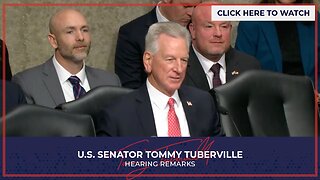 Senator Tuberville Questions Southern Command and Cyber Command Nominees
