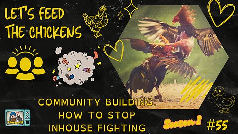 Community Building, How to Stop inhouse Fighting | Let's Feed the Chickens | E55