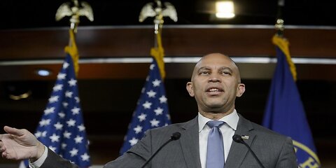 Absolute Clown Show Democrats Try to Storm Mike Johnson's Office,
			