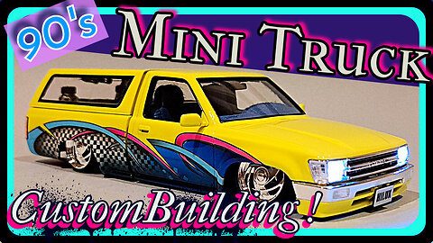 Building the Toyota Mini Truck. Model Car Building.