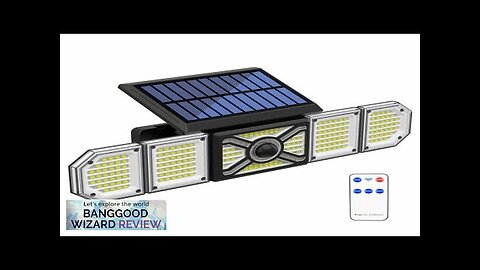 Outdoor Solar Lights Powerful 244Led Lamp Spotlight Sunlight Energy Waterproof For Exterior Review