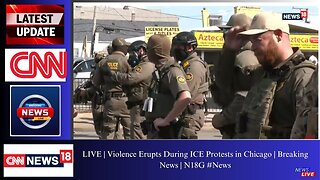 LIVE | Violence Erupts During ICE Protests in Chicago | Breaking News | N18G #News
