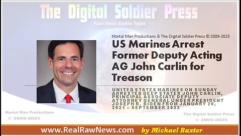 US Marines Arrest Former Deputy Acting AG John Carlin for Treason
