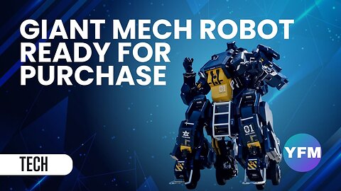 This 15-foot giant mech robot is actually for sale