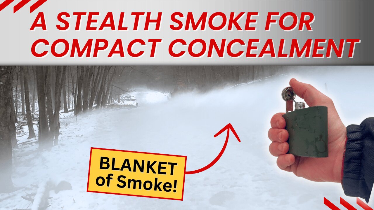 The Flask Fogger: A Stealthy Smoke For Compact Concealment