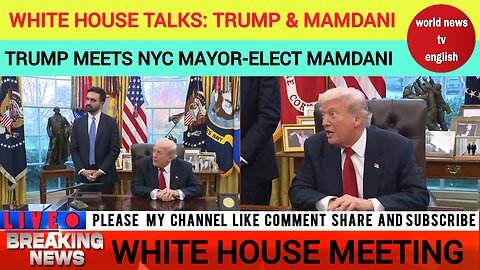 NYC’s Future Mayor Mamdani Visits Trump at White House