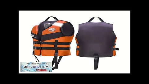 Adults Universal Outdoor Neoprene Life Jacket Water Sports Buoyancy Vest Kayaking Boating Review