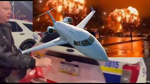 Philly Plane Crashes In To A Row Of Homes Causing A Giant Fireball & Explosion