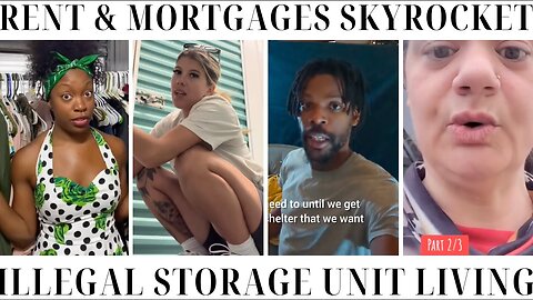 Americans are Giving Up & Living in Storage Units - Rent, Mortgages, Cost of Living SKYROCKET