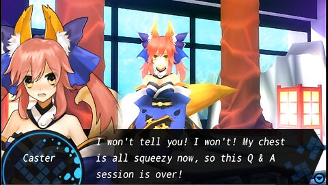 ZDC Fate/Extra フェイト エクストラ Perfect Patch Changes Checks Part 10 All Choices Caster 1st Required Room Talk and Picked Choices