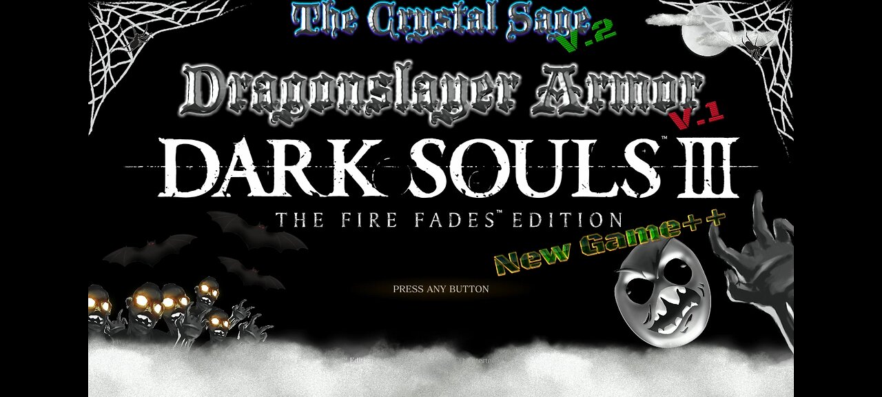 Dark Souls III: Dragonslayer Armor V.1-Ng+2 & Crystal Sage V.2-NG+2. No hit Halloween special!