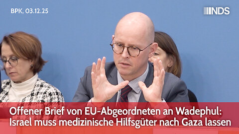 Offener Brief von EU-Abgeordneten an Wadephul: Israel muss medizinische Hilfsgüter nach Gaza lassen