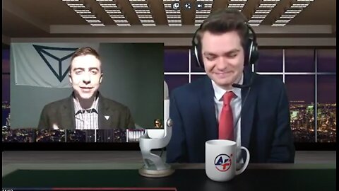 Nick Fuentes collaborating with Patrick Casey in August of 2018