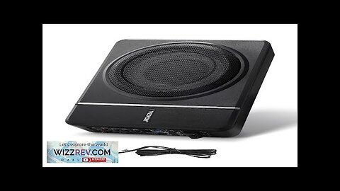 8" 240W Under Seat Car Subwoofer Slim Powered Car/Truck Subwoofer System Review