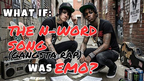 GANGSTA RAP AKA NIGGA NIGGA NIGGA (AI Emo Cover)