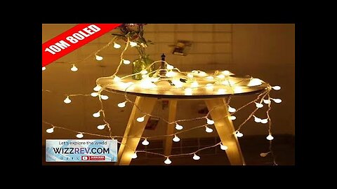 Led Ball String Lights USB/Battery Operated String Lights Outdoor Globe Fairy Light Review