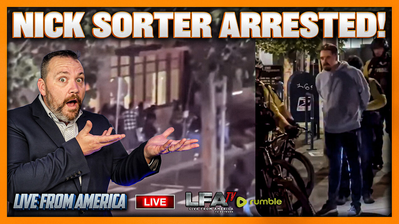 NICK SORTER ARRESTED! | LIVE FROM AMERICA 10.3.25 11AM