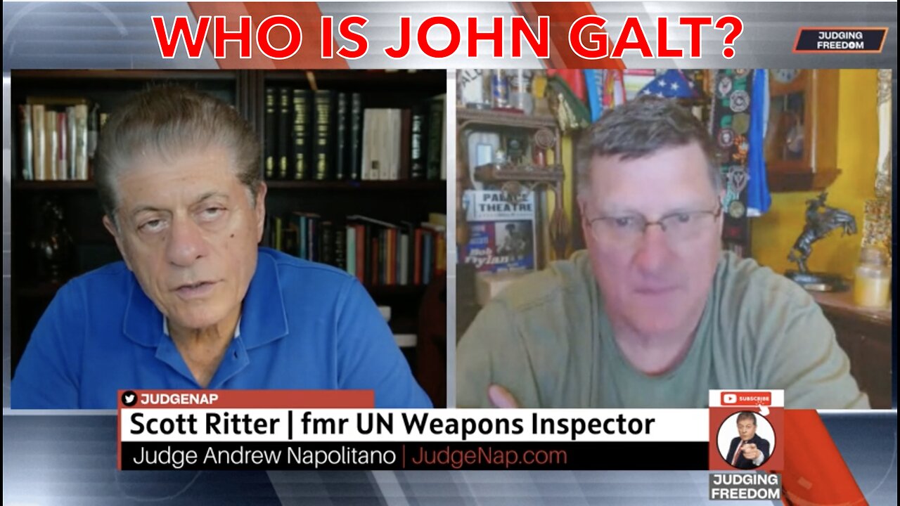 JUDGING FREEDOM W/ FMR UN WEAPONS INSPECTOR Scott Ritter. THE END OF UKRAINE. SGANON, CLIF HIGH