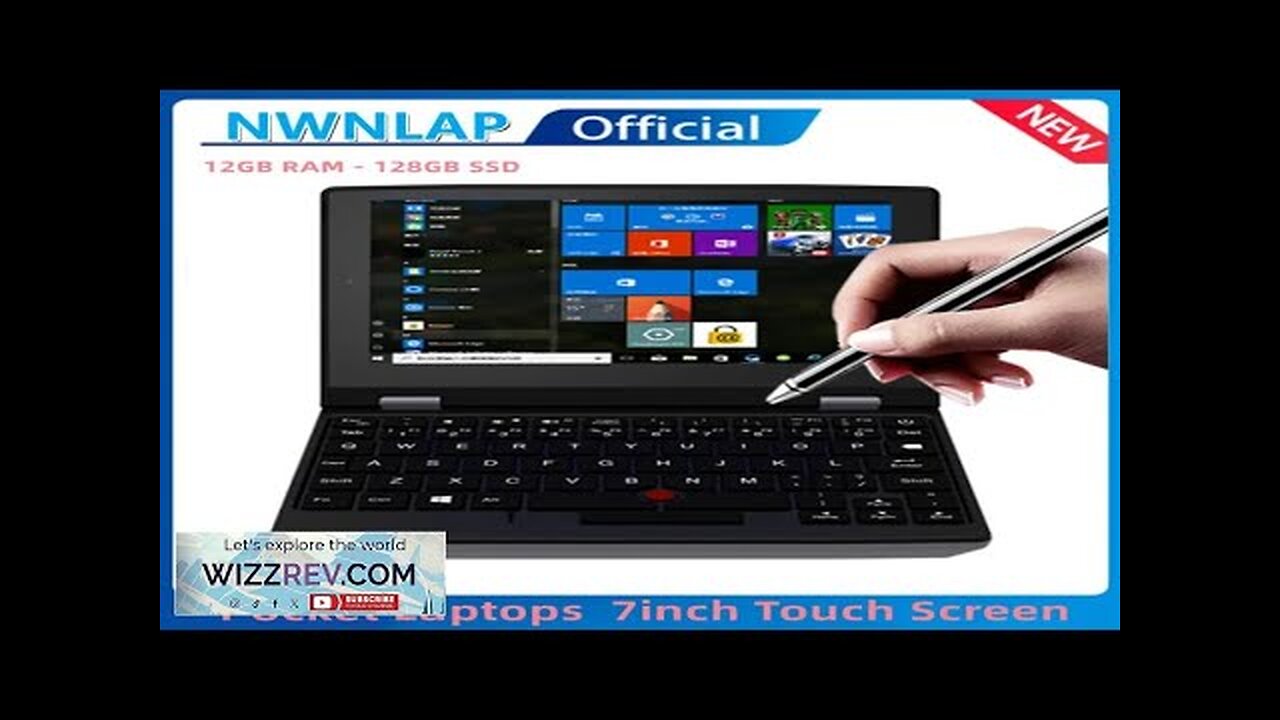 2023 Portable Mini Notebook Laptop Micro Computer 7 Inch Touch Screen Intel Review