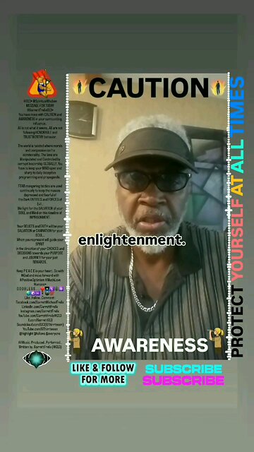 ▪︎CAUTION AND AWARENESS▪︎