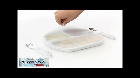 Bumkins Silicone Grip Dish with Lid Marble Review