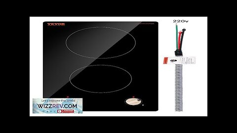 3500W 2 Burner Induction Cooktop Electric Countertop Burner Knob Control Review