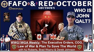 Trump's RED OCTOBER, Q 10 Days Darkness = Military Tribunals?! Derek Johnson, AJ Roberts, Brad Wozny