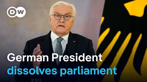 Germany: President Steinmeier dissolves parliament, paving way for early elections in 2025 | DW News