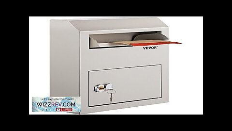 VEVOR Suggestion Box Donation Ballot Box with Lock Wall Mounted Collection Box Review