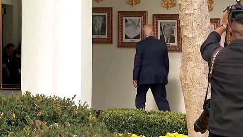 Trump shows President portraits