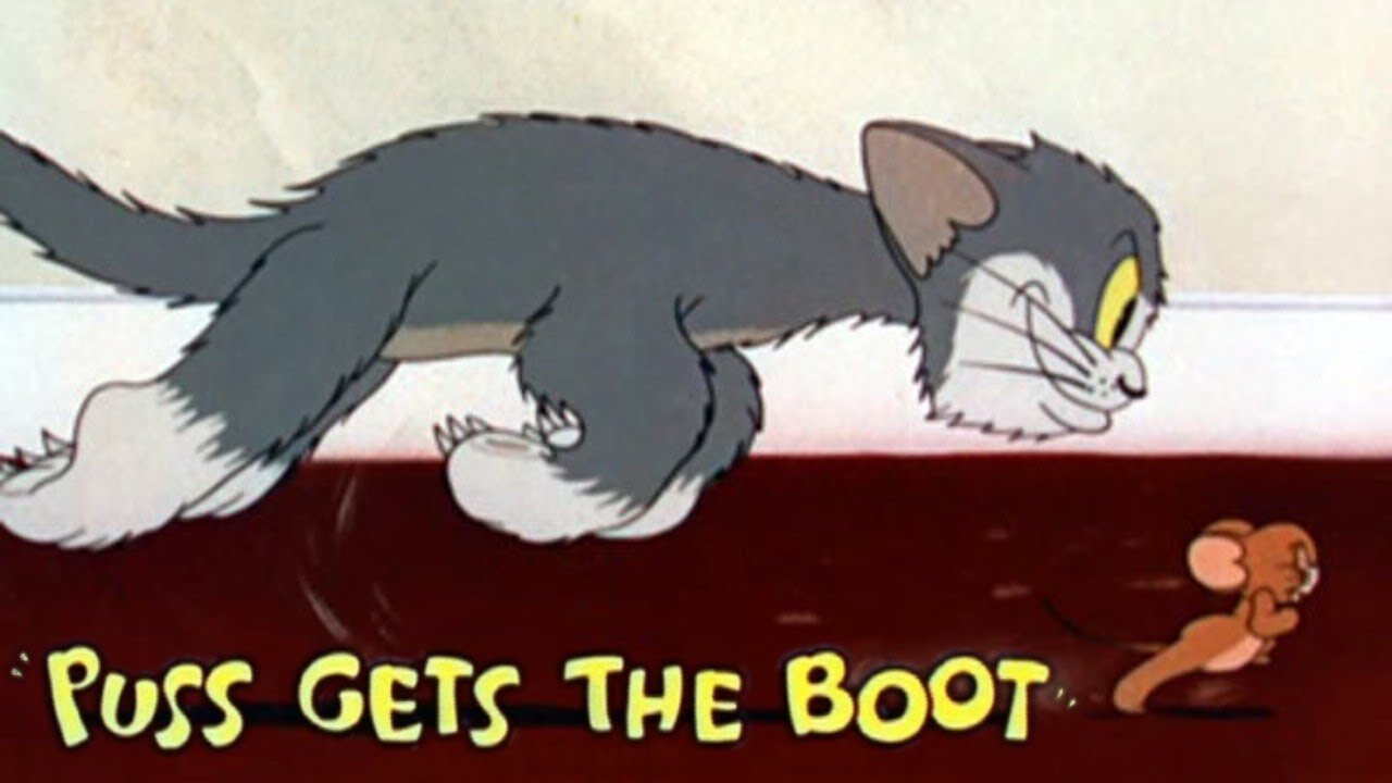 TOM & JERRY - 01 - Puss Gets The Boot