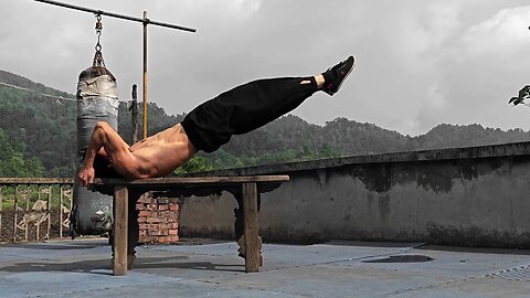 "Intense Workouts with Shaolin Monks: Light Strength Training for Martial Arts & Fitness Motivation