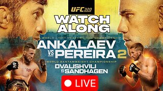 Live UFC 320 Ankalaev vs Pereira 2 Watch Along