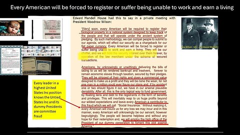 AMERICANS -Understand ED HOUSE & how the USA INC Military (AMC) is connected to the SCAM.