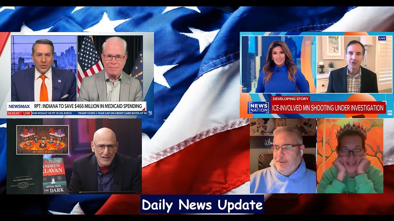 EP1804 | Newsmax: Welfare Fraud, NewsNation: ICE Shooting, Andrew Klavan: It's Crazy, Weekends With Wendy