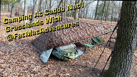Camping at Caddo Nat'l Grasslands with @FatMatAdventures