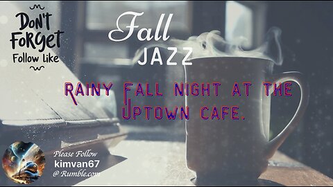 Rainy Fall night at the Uptown café