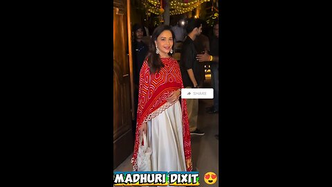 Bollywood Actress Madhuri Dixit at Diwali Party🔥🌹♥️