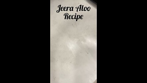 Jeera Aloo Recipe ASMR