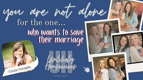 For the one...Who Wants to Save Their Marriage