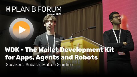 WDK - The Wallet Development Kit for Apps, Agents and Robots