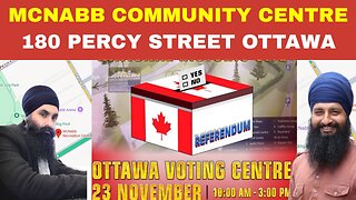 LIVE : 22-11-25 | DAY BEFORE REFERENDUM - OTTAWA | POLITICS PUNJAB TV