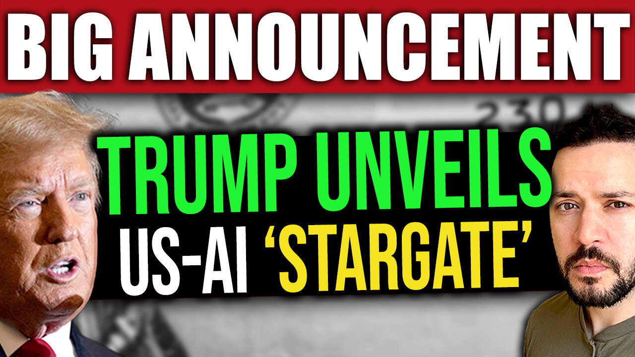 BREAKING: Trump Unveils $500 Billion AI ‘Stargate’ Infrastructure Initiative